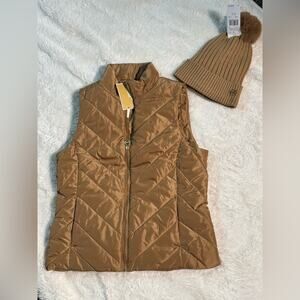 NWT Michael Kors Bundle  - Vest and Hat